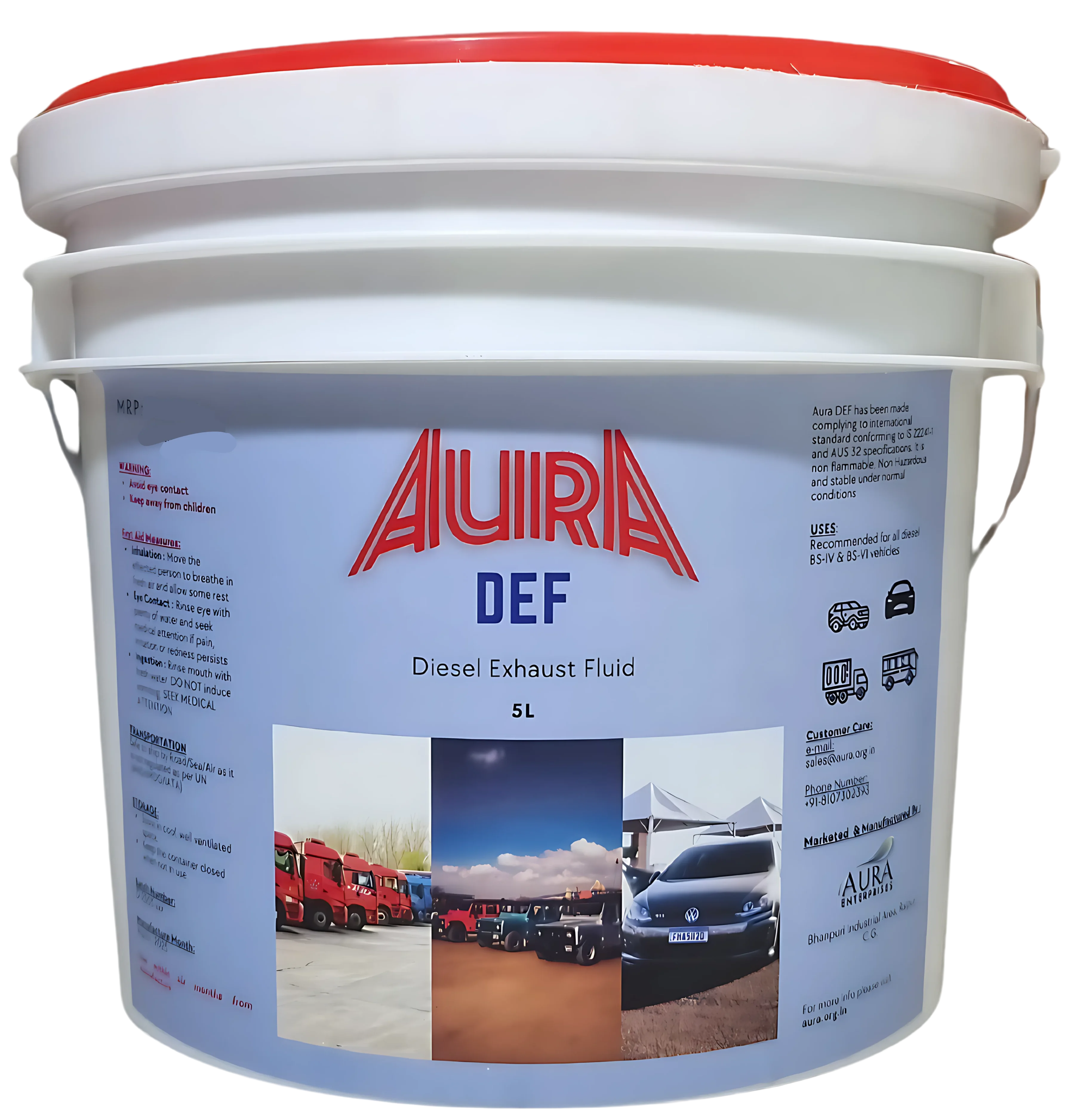 we supply def in 5l, 10l and 20l buckets